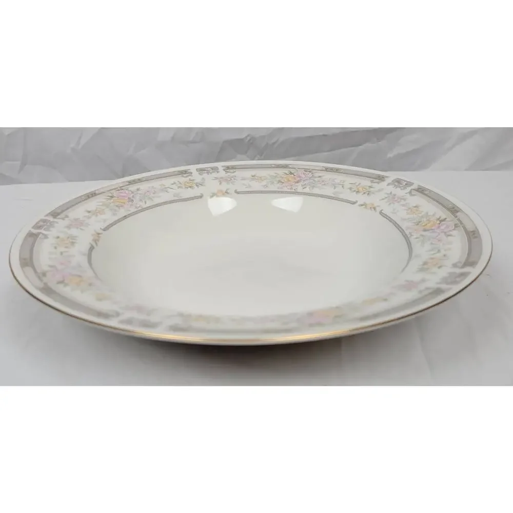 Farberware Fine China Southampton 1992 223K China Bowl Pink Rose Floral Paint